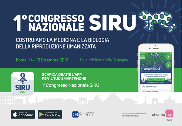 1° Congresso Società Italiana Riproduzione Umana