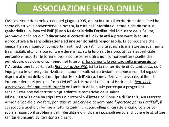 L'Associazione HERA incontra le scuole.